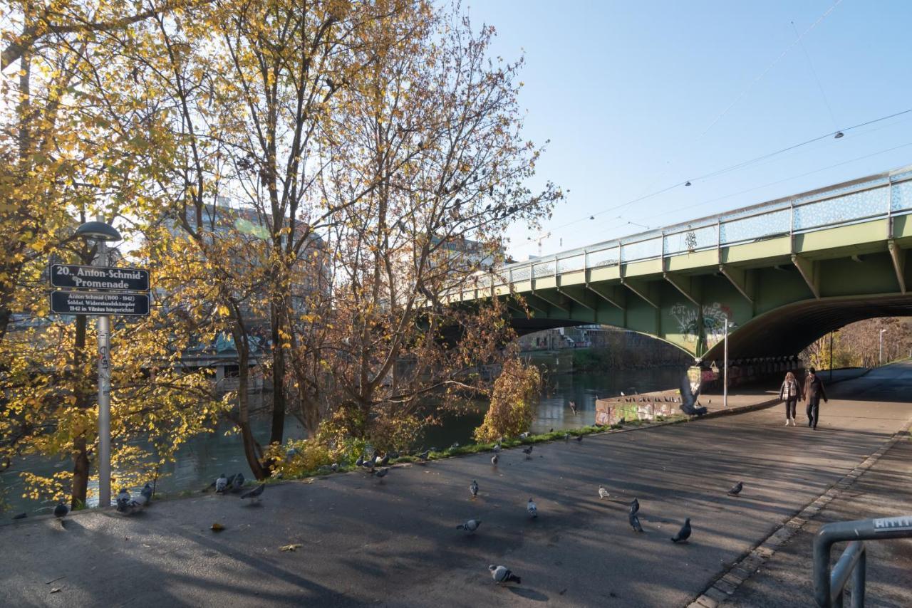 An Der Donau, 10 Minuten Ins Zentrum, Klimaanlage Wien Exterior foto