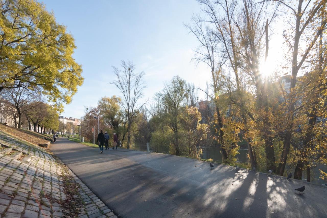 An Der Donau, 10 Minuten Ins Zentrum, Klimaanlage Wien Exterior foto